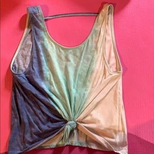 Hollister tie dye tank top